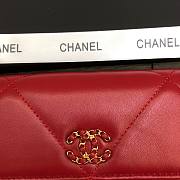 CHANEL Long Wallet Smooth Leather Red | 6871 - 5