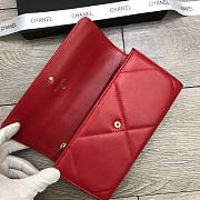 CHANEL Long Wallet Smooth Leather Red | 6871 - 3