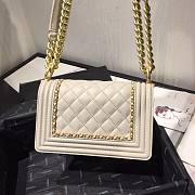 Chanel Boy Bag Smooth Leather White 20 | 67085 - 3
