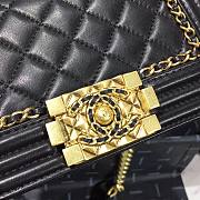Chanel Boy Bag Smooth Leather Black 20 | 67085 - 2