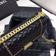 Chanel Boy Bag Smooth Leather Black 25 | 67086 - 3