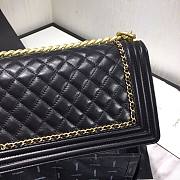 Chanel Boy Bag Smooth Leather Black 25 | 67086 - 5