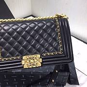 Chanel Boy Bag Smooth Leather Black 25 | 67086 - 6