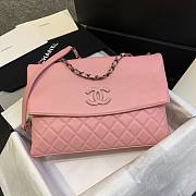 Chanel Handbags Lambskin Flap Bag Pink | 8095 - 1