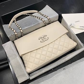 Chanel Handbags Lambskin Flap Bag Cream | 8095