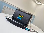 LV Twist PM Black Blue chain bag | M50282  - 1