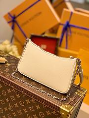 LV Easy Pouch On Strap Epi Leather in Creme | M80471 - 6