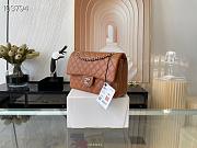 Chanel Classic Handbag Grained Calfskin & Gold-Tone Metal Brown | A58600 - 3