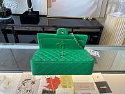Chanel Classic Handbag Grained Calfskin & Gold-Tone Metal Green | A58600 - 2