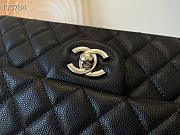 Chanel Classic Handbag Grained Calfskin & Gold-Tone Metal Black | A58600 - 2
