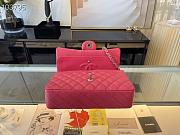 Chanel Classic Handbag Grained Calfskin & Metal-Tone Pink | A58600 - 4