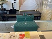 Chanel Classic Handbag Grained Calfskin & Metal-Tone Green | A58600 - 2