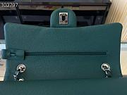 Chanel Classic Handbag Grained Calfskin & Metal-Tone Green | A58600 - 4