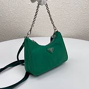 Prada Re-Edition nylon mini green shoulder bag  | 1TT122 - 4
