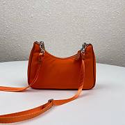 Prada Re-Edition nylon mini orange shoulder bag | 1TT122 - 2