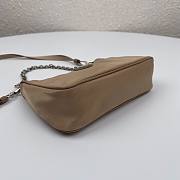 Prada Re-Edition nylon mini beige shoulder bag | 1TT122 - 2