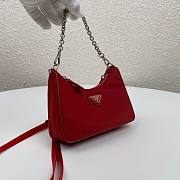 Prada Re-Edition nylon mini red shoulder bag | 1TT122 - 3