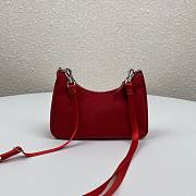 Prada Re-Edition nylon mini red shoulder bag | 1TT122 - 5