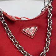 Prada Re-Edition nylon mini red shoulder bag | 1TT122 - 6