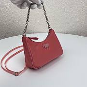 Prada Re-Edition nylon mini pink shoulder bag | 1TT122 - 5