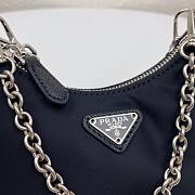 Prada Re-Edition nylon mini black shoulder bag | 1TT122 - 2