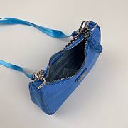Prada Re-Edition nylon mini blue shoulder bag | 1TT122 - 2