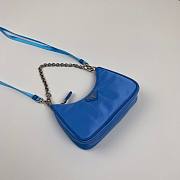 Prada Re-Edition nylon mini blue shoulder bag | 1TT122 - 6