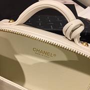 Chanel Vanity Case Bag Grained Calfskin White | AS1785 - 6