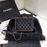 Chanel Vanity Case Bag Grained Calfskin Black | AS1785 - 6