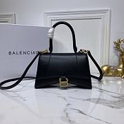 Balenciaga Hourglass S tote bag black - gold harware | 5935461 - 1