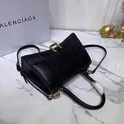 Balenciaga Hourglass S tote bag black - gold harware | 5935461 - 5