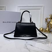 Balenciaga Hourglass S tote bag black - gold harware | 5935461 - 2