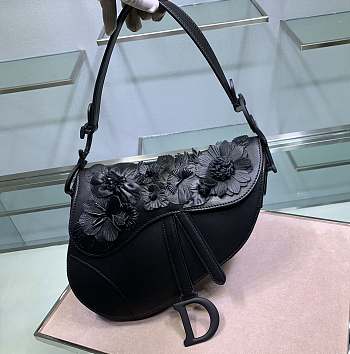 Dior women saddle bag in roses | M0446