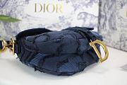 Dior Saddle Blue Bag 25cm | M0446 - 2
