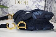 Dior Saddle Blue Bag 25cm | M0446 - 3
