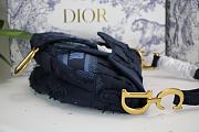 Dior Saddle Blue Bag 25cm | M0446 - 4