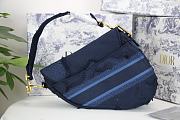 Dior Saddle Blue Bag 25cm | M0446 - 5