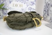 Dior Saddle Green Bag 25cm | M0446 - 6