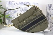Dior Saddle Green Bag 25cm | M0446 - 4