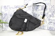 Dior Saddle Black Bag 25cm | M0446 - 1