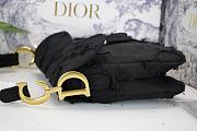 Dior Saddle Black Bag 25cm | M0446 - 5