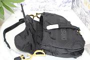 Dior Saddle Black Bag 25cm | M0446 - 3