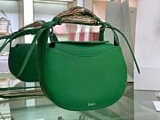 Chloe kiss small purse in small grain calfskin green | CHC21 - 5