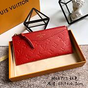 Pochette Mélanie BB Monogram Empreinte Leather Red | M68714 - 5