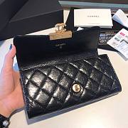 Chanel Long Flap Shiny Smooth Leather Wallet - 3