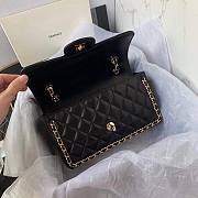 Chanel Flap Bag Smooth Leather Black 2021 - 4