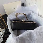Chanel Flap Bag Smooth Leather Black 2021 - 6