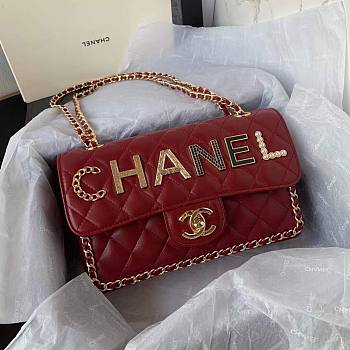 Chanel Flap Bag Smooth Leather Red 2021