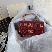 Chanel Flap Bag Smooth Leather Red 2021 - 3