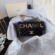 Chanel Flap Bag Smooth Leather Black 2021 - 2